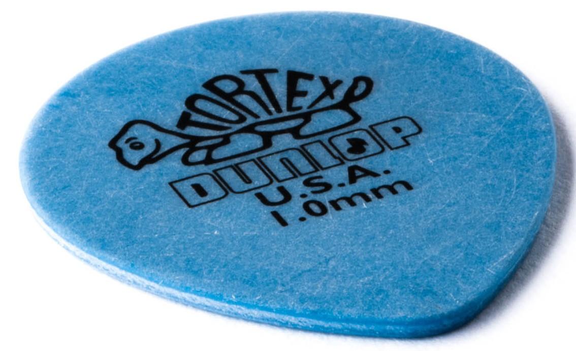 Dunlop 413R100 Tortex Teardrop S Púa 1mm Azul. Unidad 2