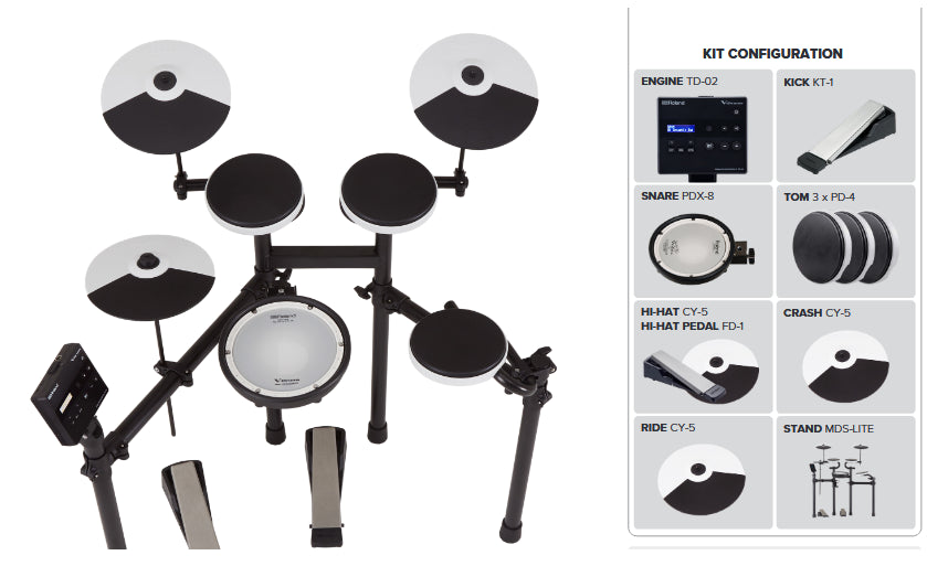 Roland TD02KV Batería Electrónica 27