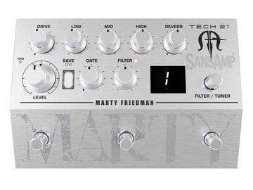 Tech 21 Marty Friedman Sansamp Pedal Preamplificador para Guitarra 1