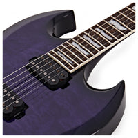 ESP LTD Viper1000QM STPSB Guitarra Eléctrica See Thru Purple Sunburst 6