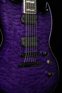 ESP LTD Viper1000QM STPSB Guitarra Eléctrica See Thru Purple Sunburst 16