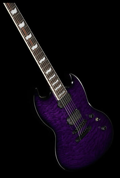 ESP LTD Viper1000QM STPSB Guitarra Eléctrica See Thru Purple Sunburst 20