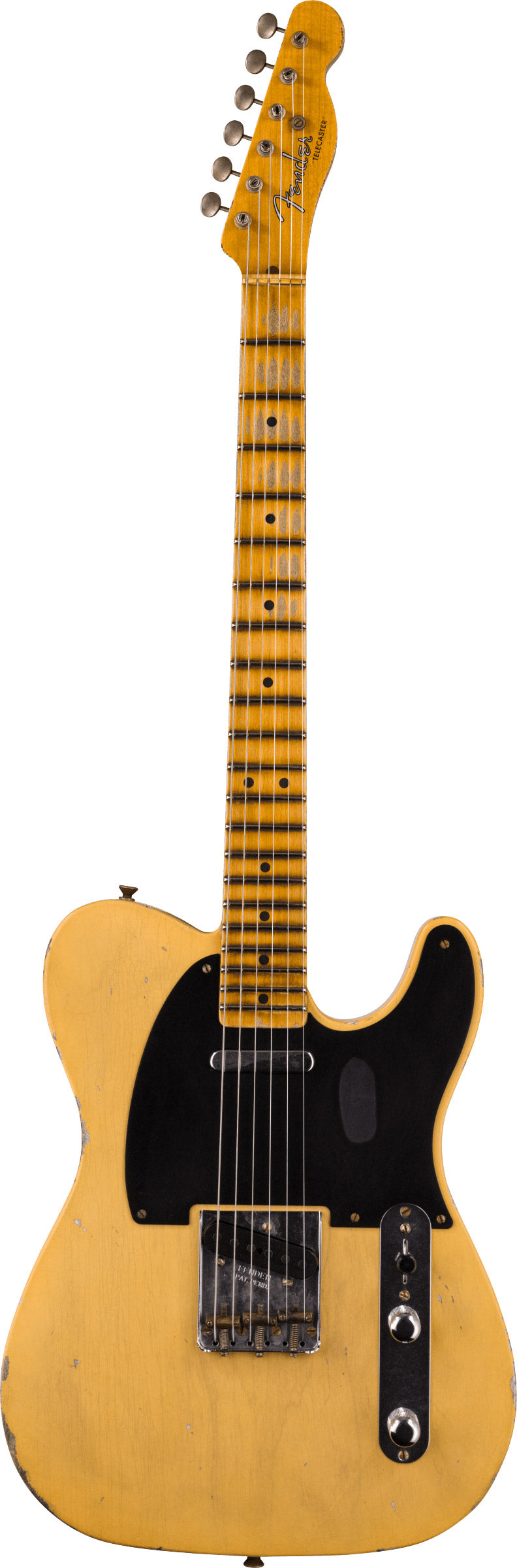 Fender Custom Shop 52 Telecaster Relic MN Guitarra Eléctrica Aged Nocaster Blonde. 1