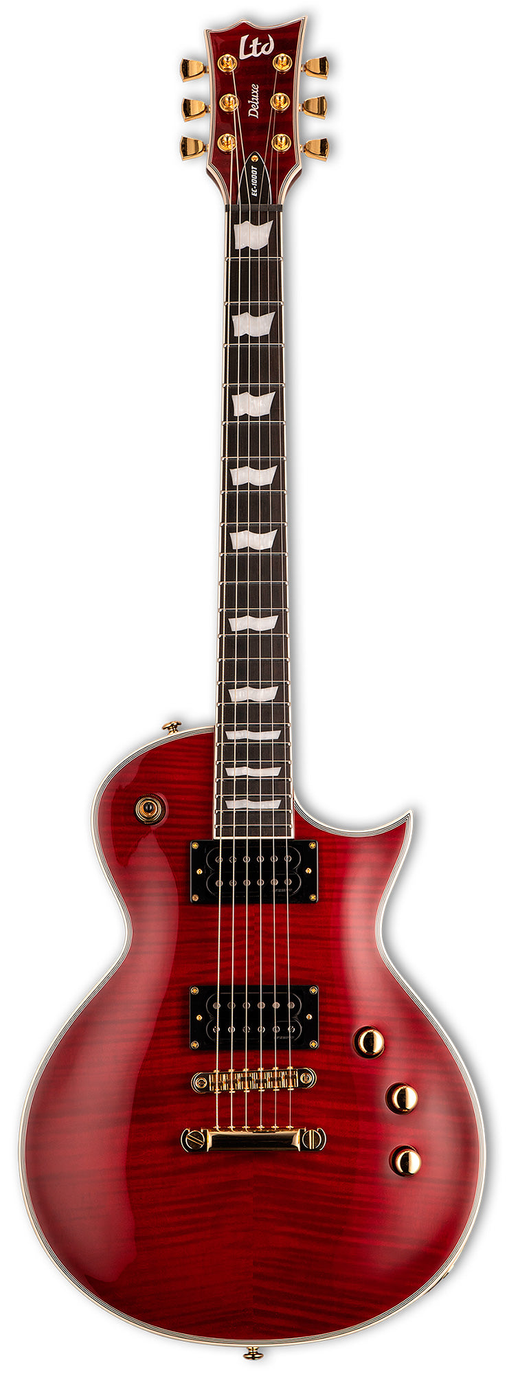 ESP LTD EC1000T CTM STBC Guitarra Eléctrica See Thru Black Cherry 1