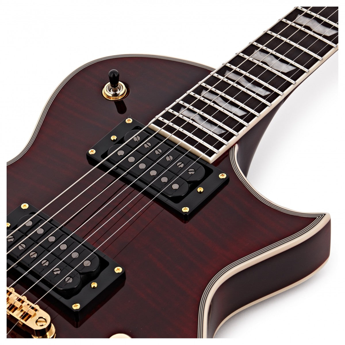 ESP LTD EC1000T CTM STBC Guitarra Eléctrica See Thru Black Cherry 21