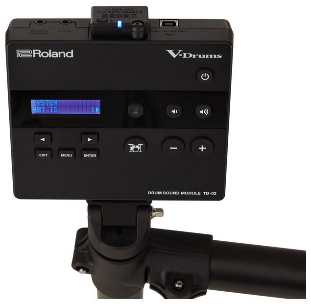 Roland -Pack- TD02K Batería Electrónica + Asiento + Auriculares y Baquetas 6