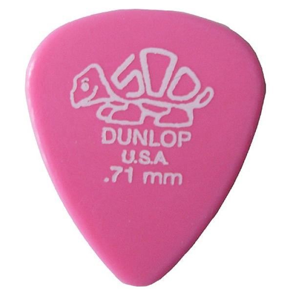 Dunlop 41R71 Delrin 500 Púa 0.71mm. Unidad 1