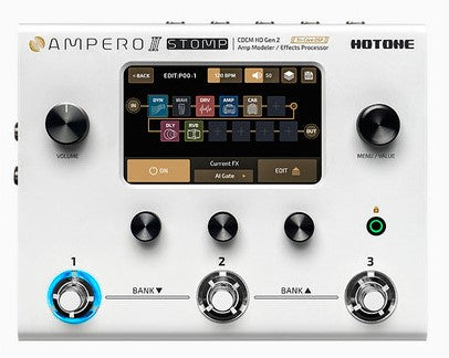 Hotone Ampero II Stomp Pedalera Multiefectos Guitarra 8