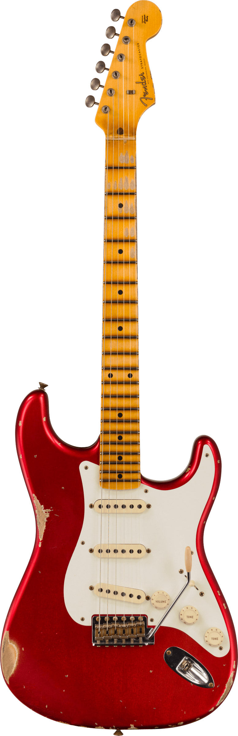 Fender 58 Relic Stratocaster MN Guitarra Eléctrica Faded Aged Candy Apple Red. 1