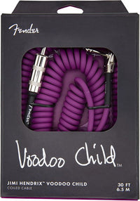 Fender 0990823001 Hendrix Voodoo Child Cable Instrumento Violeta 6.5 Metros 4