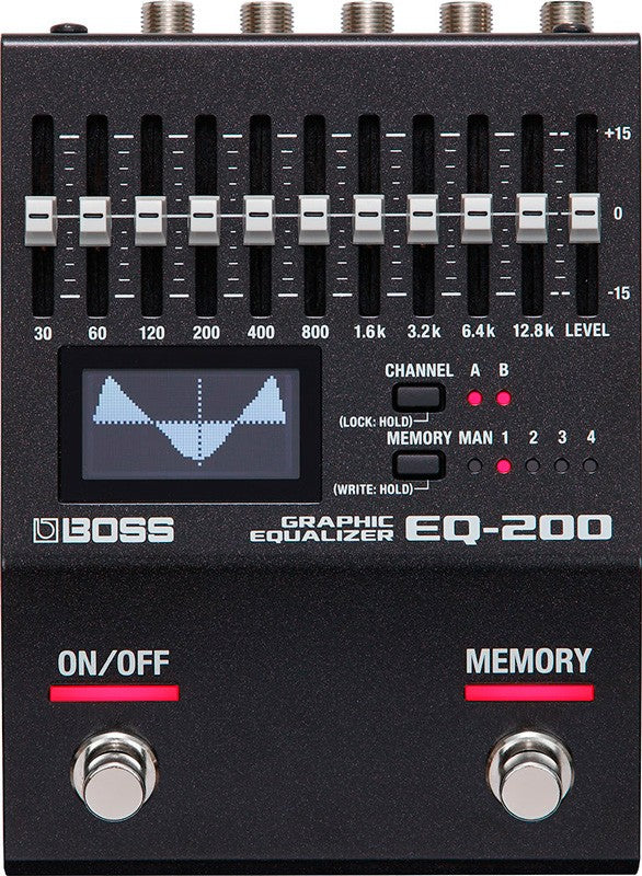 Boss EQ200 Pedal Ecualizacion Grafica 1