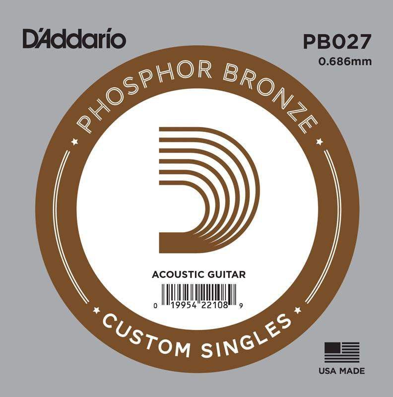 Daddario PB027 Cuerda Guitarra Acústica Bronze 1