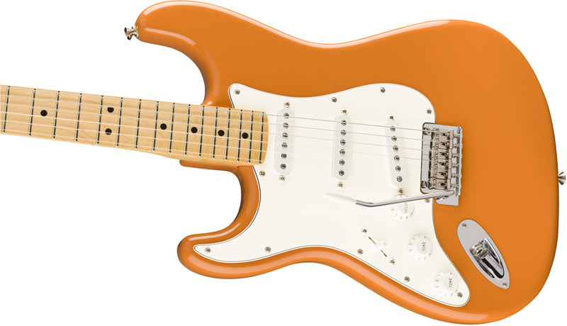 Fender Player Stratocaster LH MN Guitarra Eléctrica Zurdos Capri Orange 3