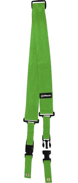 Dimarzio DD2200GN Correa Cliplock Neon Nylon Verde 1