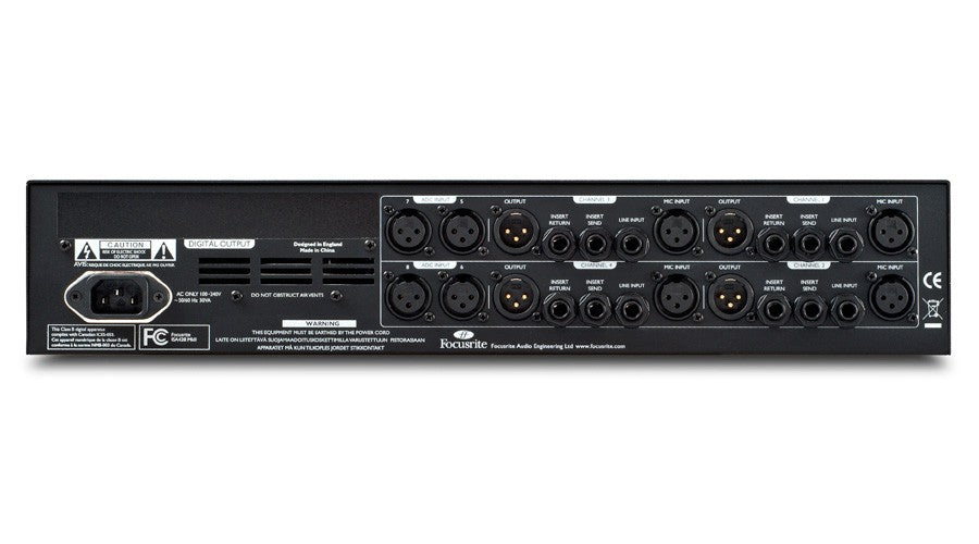 Focusrite ISA 428 MKII Previo de Micrófono 3