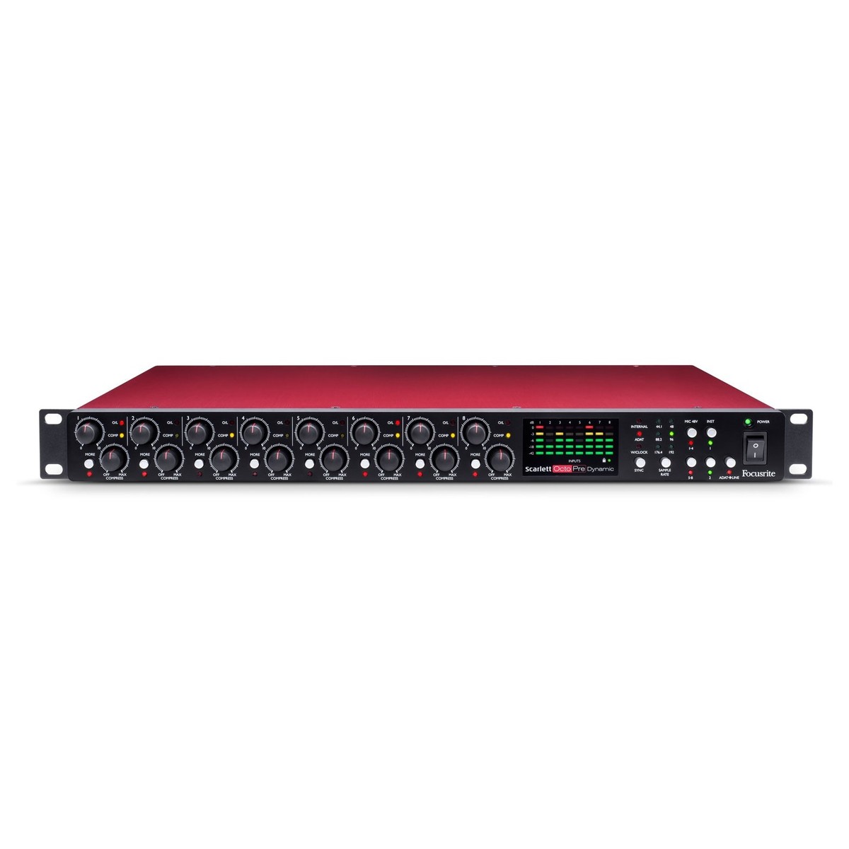 Focusrite Scarlett Octopre Dynamic Previo Multicanal ADAT 3