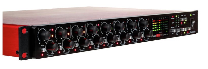 Focusrite Scarlett Octopre Dynamic Previo Multicanal ADAT 11