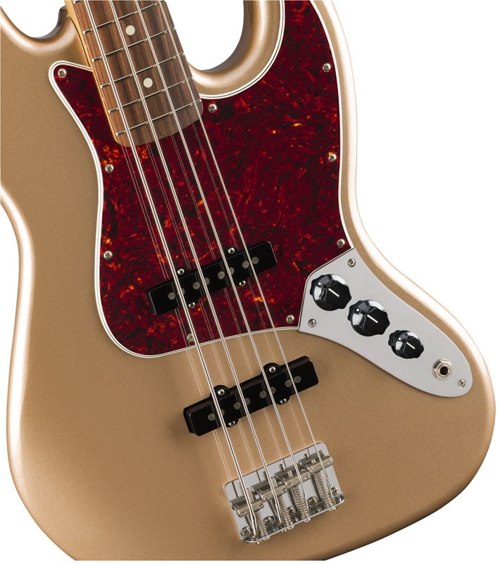 Fender Vintera 60S Jazz Bass PF Bajo Eléctrico Firemist Gold 4