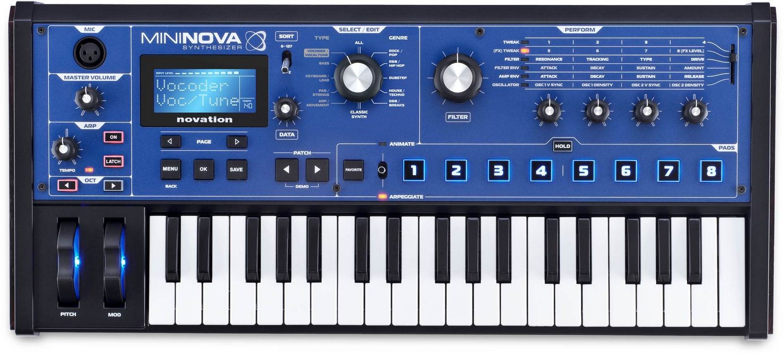 Novation Mininova Sintetizador Portátil 1