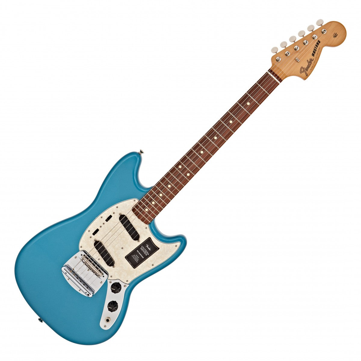 Fender Vintera 60S Mustang PF Guitarra Eléctrica Lake Placid Blue 7