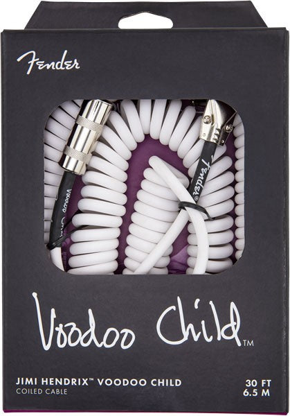 Fender 0990823002 Hendrix Voodoo Child Cable Instrumento Blanco 6.5 Metros 2