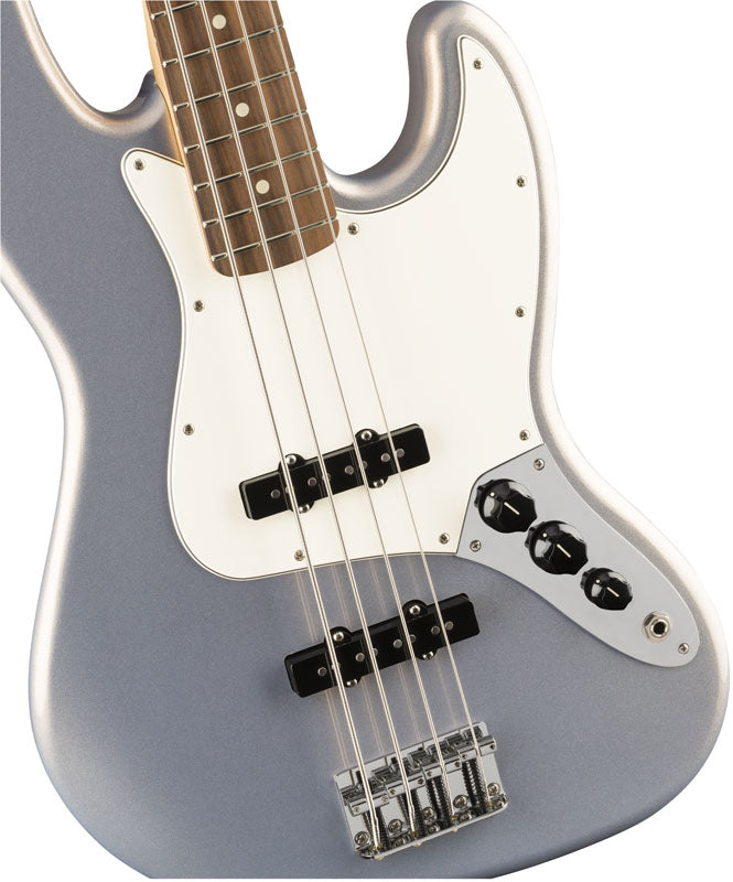 Fender Player Jazz Bass PF Bajo Eléctrico Silver 4