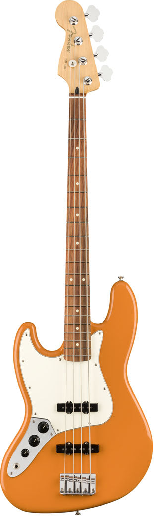 Fender Player Jazz Bass LH PF Bajo Eléctrico Zurdos Capri Orange 1