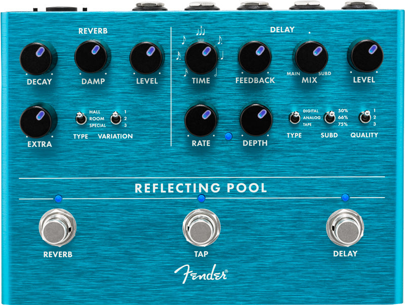 Fender Reflecting Pool Pedal Delay Reverb 1