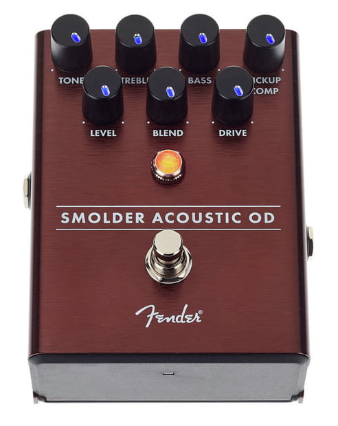 Fender Smolder Acoustic OD Pedal Overdrive 10