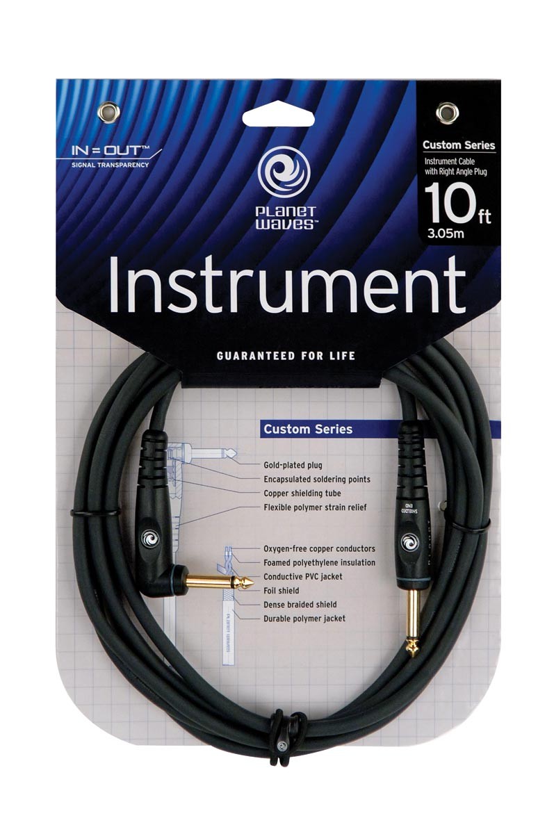 Planet Waves GRA10 Cable Guitarra 3 Metros Jack/Codo 1