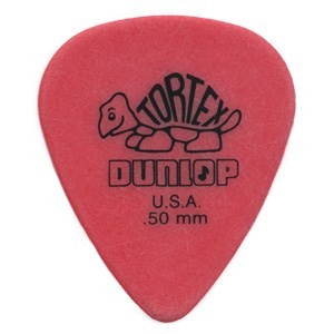 Dunlop 418R50 Tortex Standard Púa 0.50mm. Unidad 1