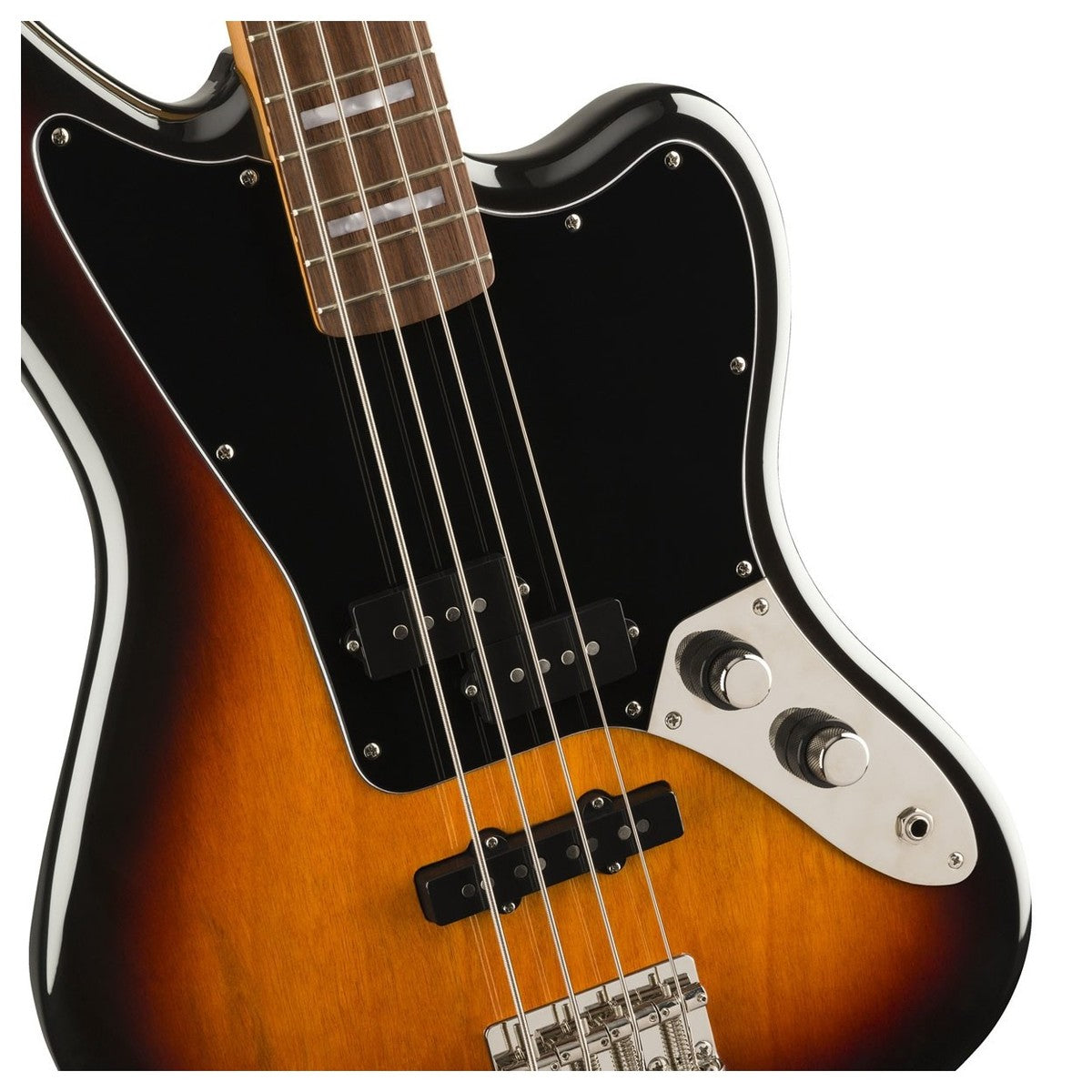 Squier Classic Vibe Jaguar Bass IL Bajo Eléctrico 3 Colores Sunburst 4