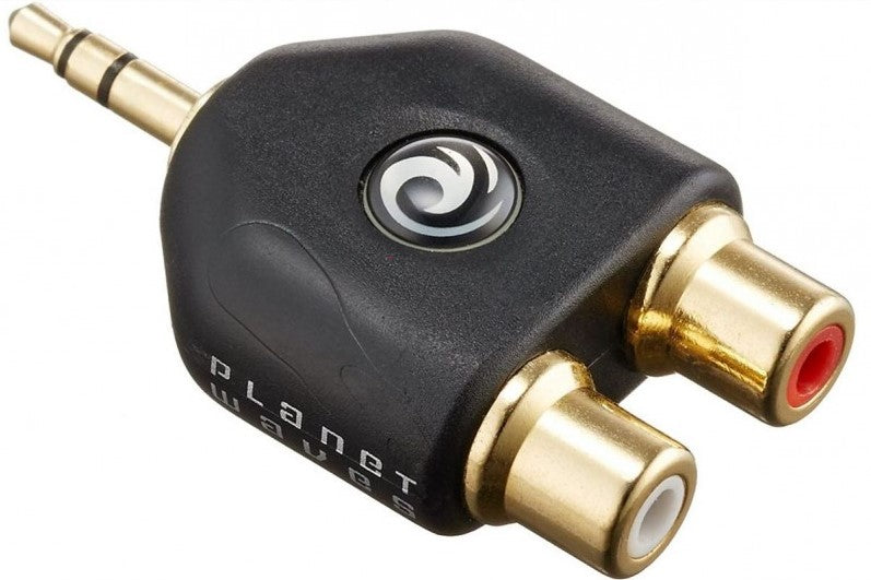 Planet Waves P047C Adaptador Mini Jack Stereo 2 RCA Hembra 1