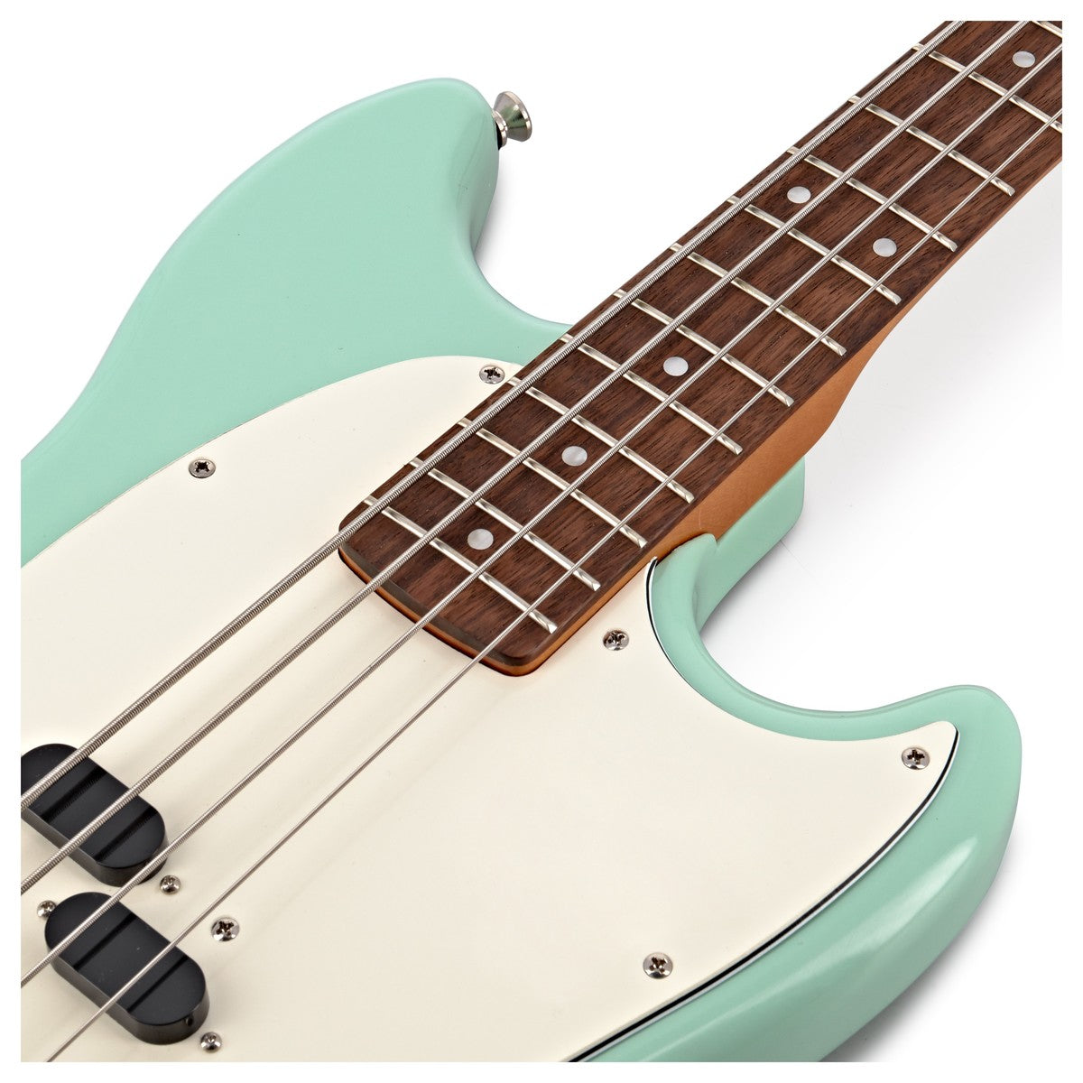 Squier Classic Vibe 60S Mustang Bass IL Bajo Eléctrico Surf Green 11