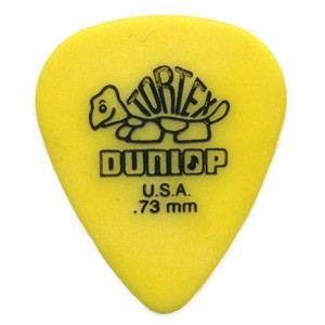 Dunlop 418R73 Tortex Standard Púa 0.73mm. Unidad 1