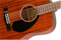 Fender CD60S All Mahogany WN Guitarra Acústica Dreadnought 3