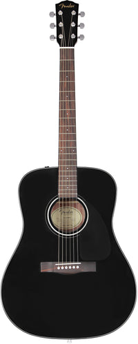 Fender CD60 V3 WN Guitarra Acústica Dreadnought Negra 1