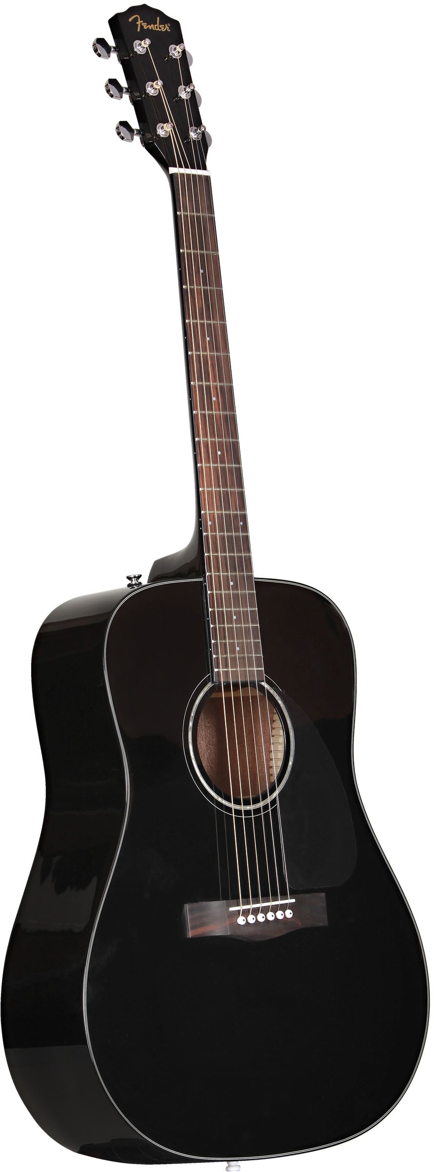 Fender CD60 V3 WN Guitarra Acústica Dreadnought Negra 2