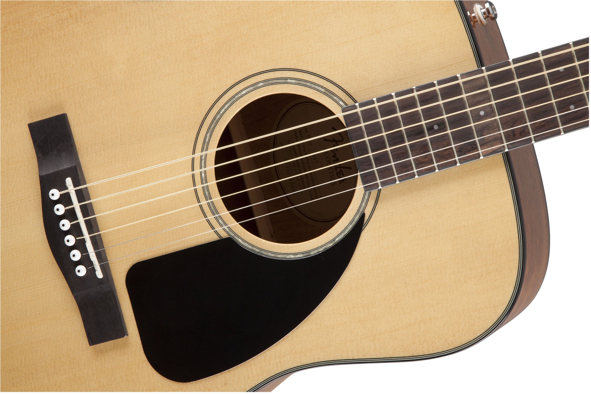 Fender CD60 V3 WN Guitarra Acústica Dreadnought Natural 4