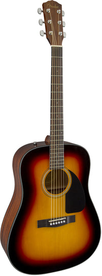 Fender CD60 V3 WN Guitarra Acústica Dreadnought Sunburst 2