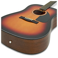 Fender CD60 V3 WN Guitarra Acústica Dreadnought Sunburst 11