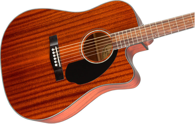 Fender CD60SCE All Mahogany WN Guitarra Electroacústica Dreadnought 3