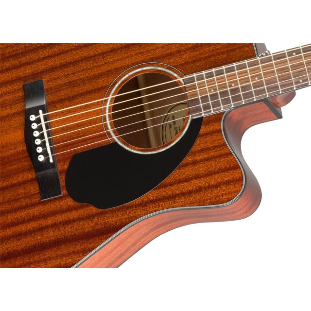 Fender CD60SCE All Mahogany WN Guitarra Electroacústica Dreadnought 4