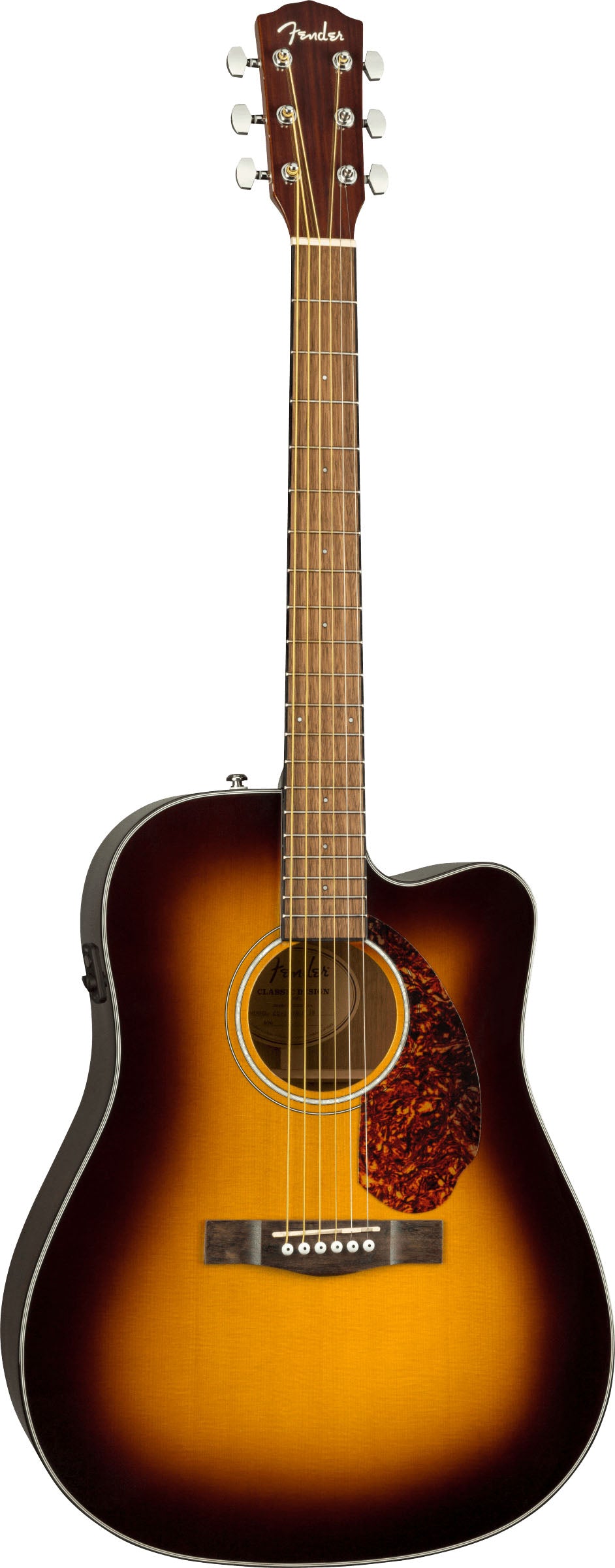 Fender CD140SCE WN Guitarra Electroacústica Dreadnought Sunburst 2