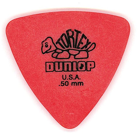 Dunlop 431R50 Tortex Triangle Púa 0.50mm. Unidad 1