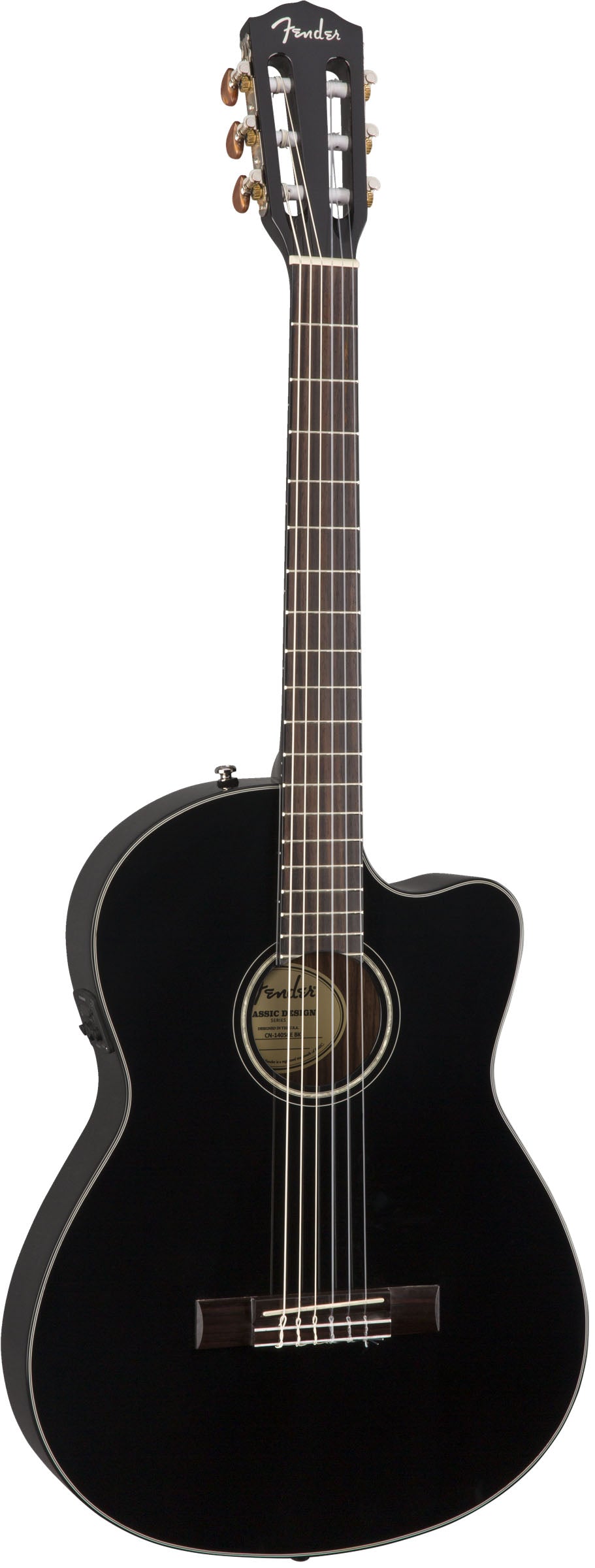 Fender Cn140Sce BLK WN Guitarra Española Electrificada Negra 2