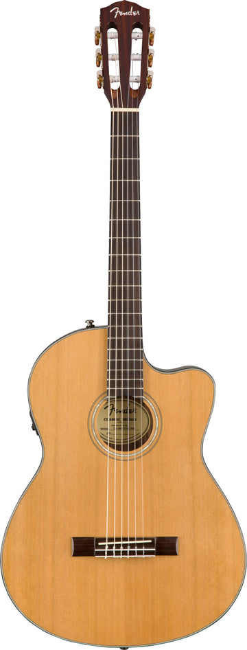 Fender Cn140Sce NAT WN Guitarra Española Electrificada Natural 1