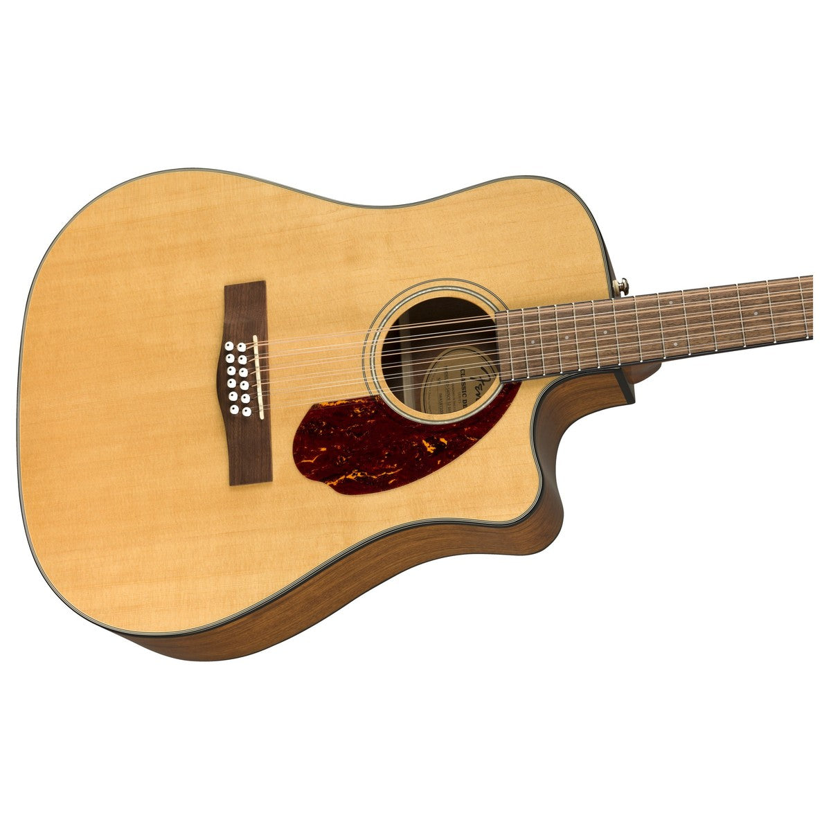 Fender CD140SCE Natural Guitarra Electroacústica Dreadnought 12 Cuerdas con Estuche 4