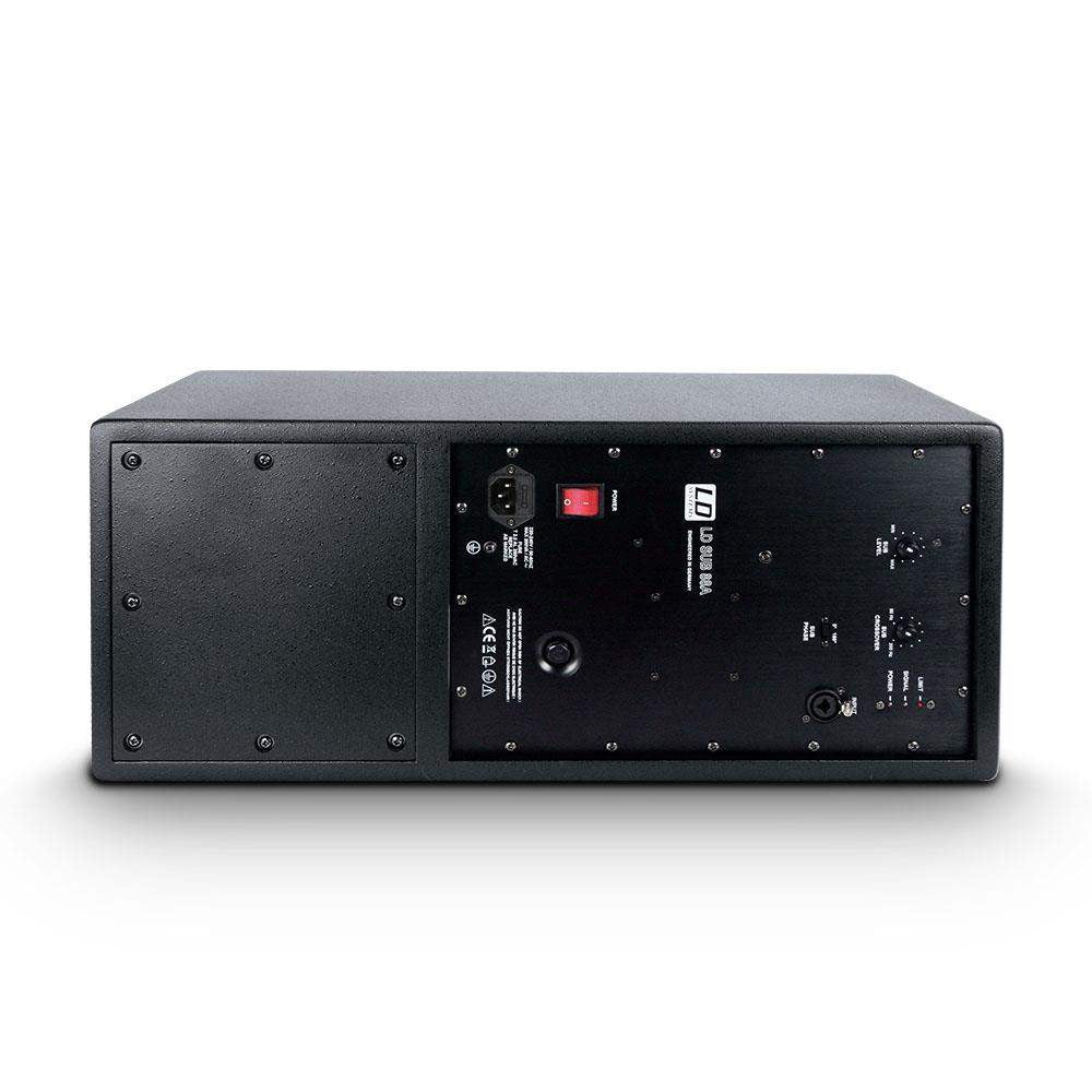 LD Systems SUB 88A Subgrave Amplificado para Sistema de Instalación 2 X 8 + 150W RMS 3