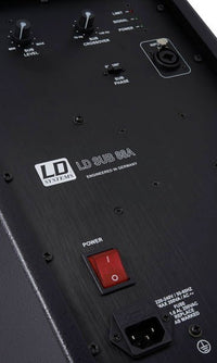 LD Systems SUB 88A Subgrave Amplificado para Sistema de Instalación 2 X 8 + 150W RMS 8